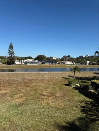 a view of an ocean with city