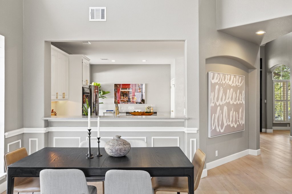 1815 Rue De St Tropez Austin, TX 78746 - Photo 11 of 39 Dining space with light wood finished floors and recessed lighting