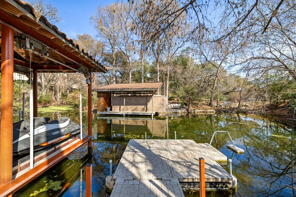 1815 Rue De St Tropez Austin, TX 78746 - Photo 23 of 39 Dock with a water view
