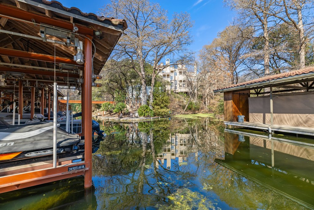 1815 Rue De St Tropez Austin, TX 78746 - Photo 24 of 39 Dock featuring a water view