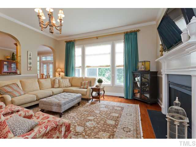 4004 Fenn Brook Lane Raleigh, NC 27613 - Photo 5 of 25 Another view with beautiful accents and natual light galore. Den/Family/Great Room