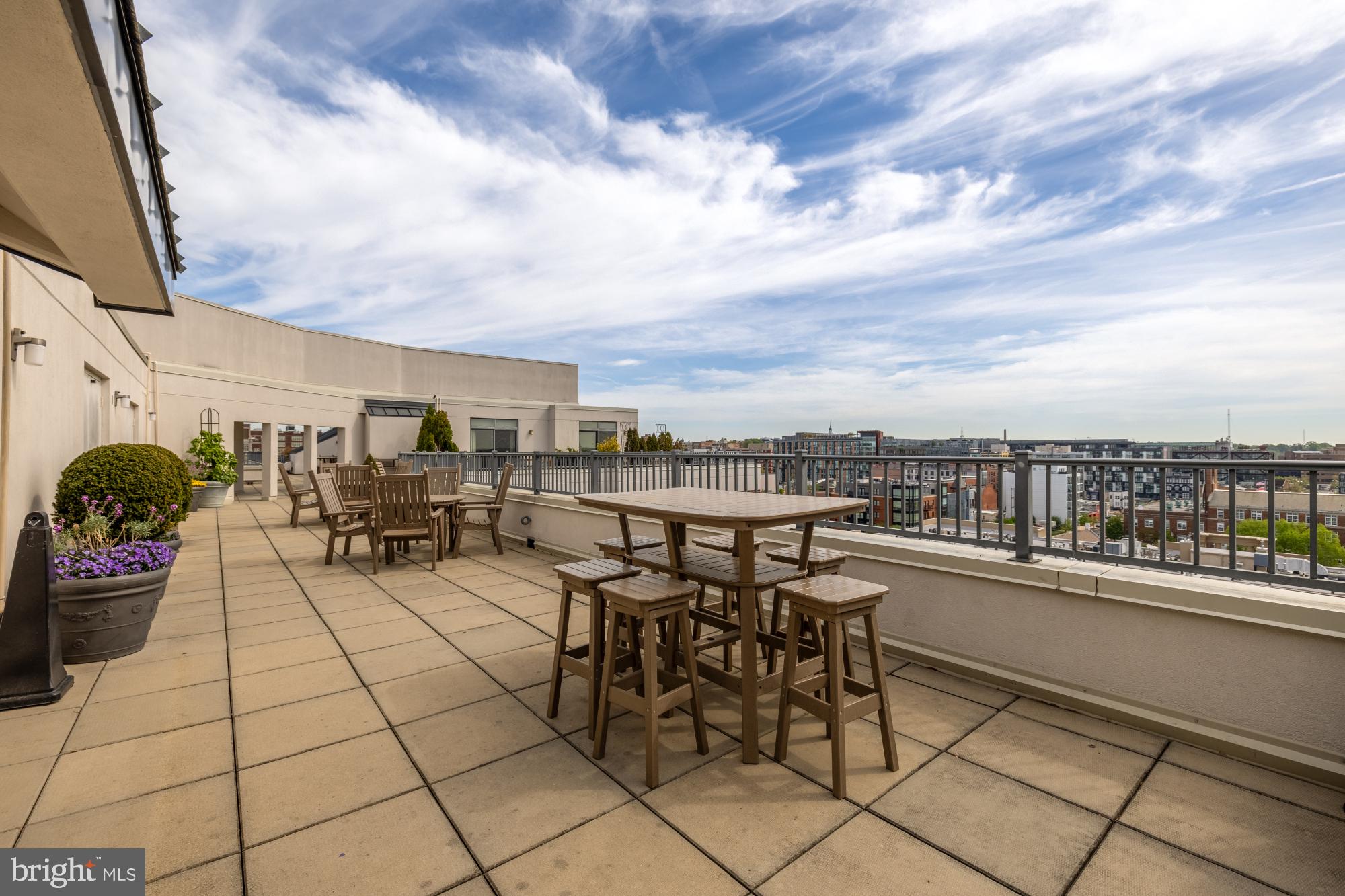 2020 12th Street Northwest, Unit 518 Washington, DC 20009 - Photo 18 of 28 a view of a terrace with furniture