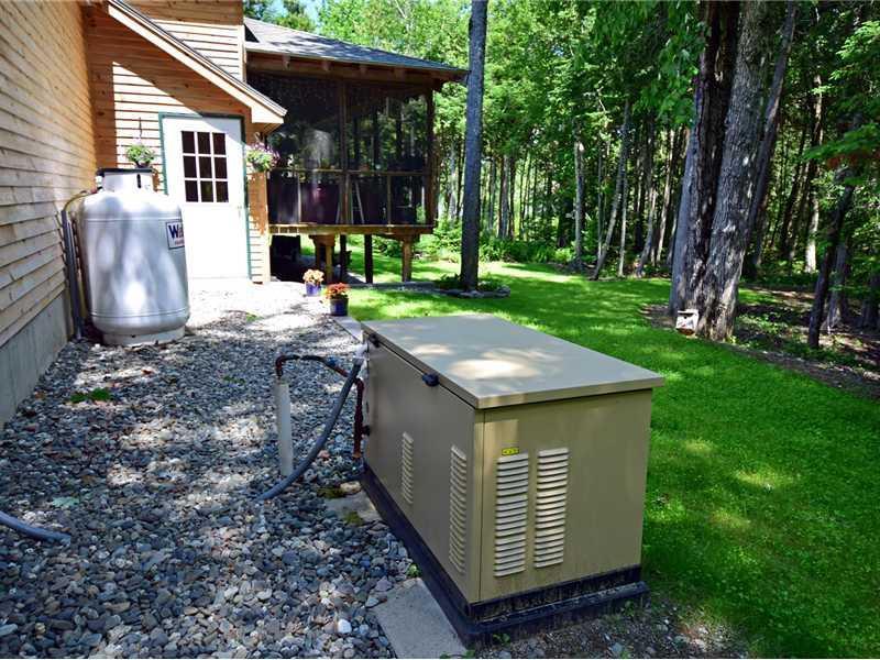 158 Tannery Brook Road Ellsworth, ME 04605 - Photo 9 of 35 Exterior Back. Whole house generator...