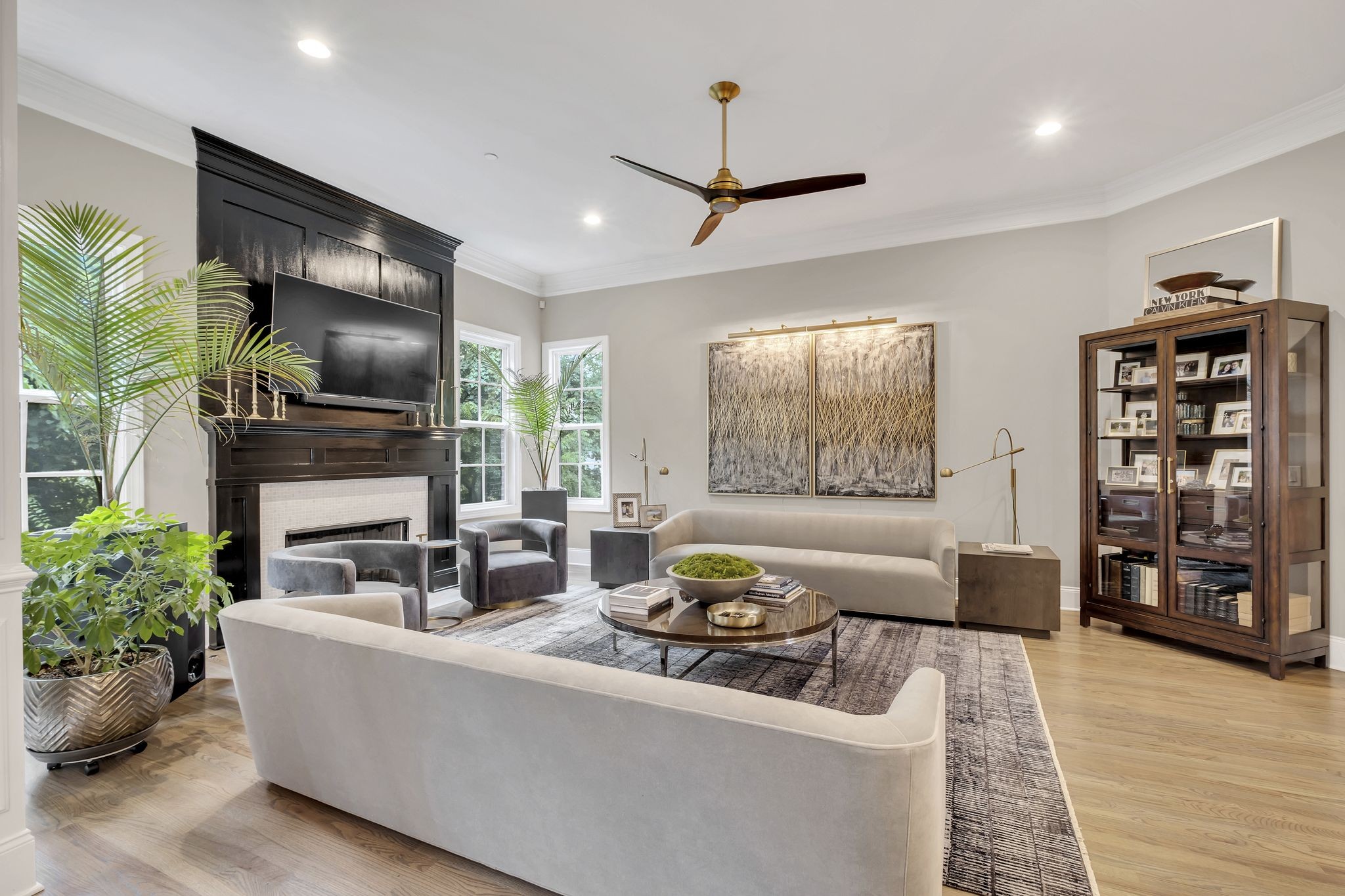 1043 Firestone Drive Franklin, TN 37067 - Photo 14 of 61 a living room with furniture and a flat screen tv