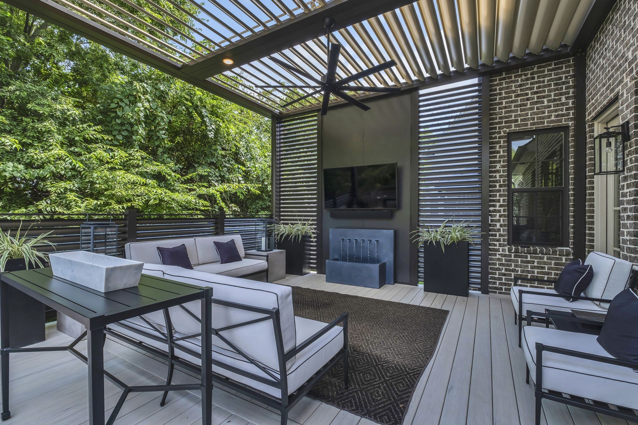 1043 Firestone Drive Franklin, TN 37067 - Photo 53 of 61 a view of a patio with a table and chairs