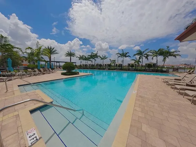 a view of a lake with outdoor space