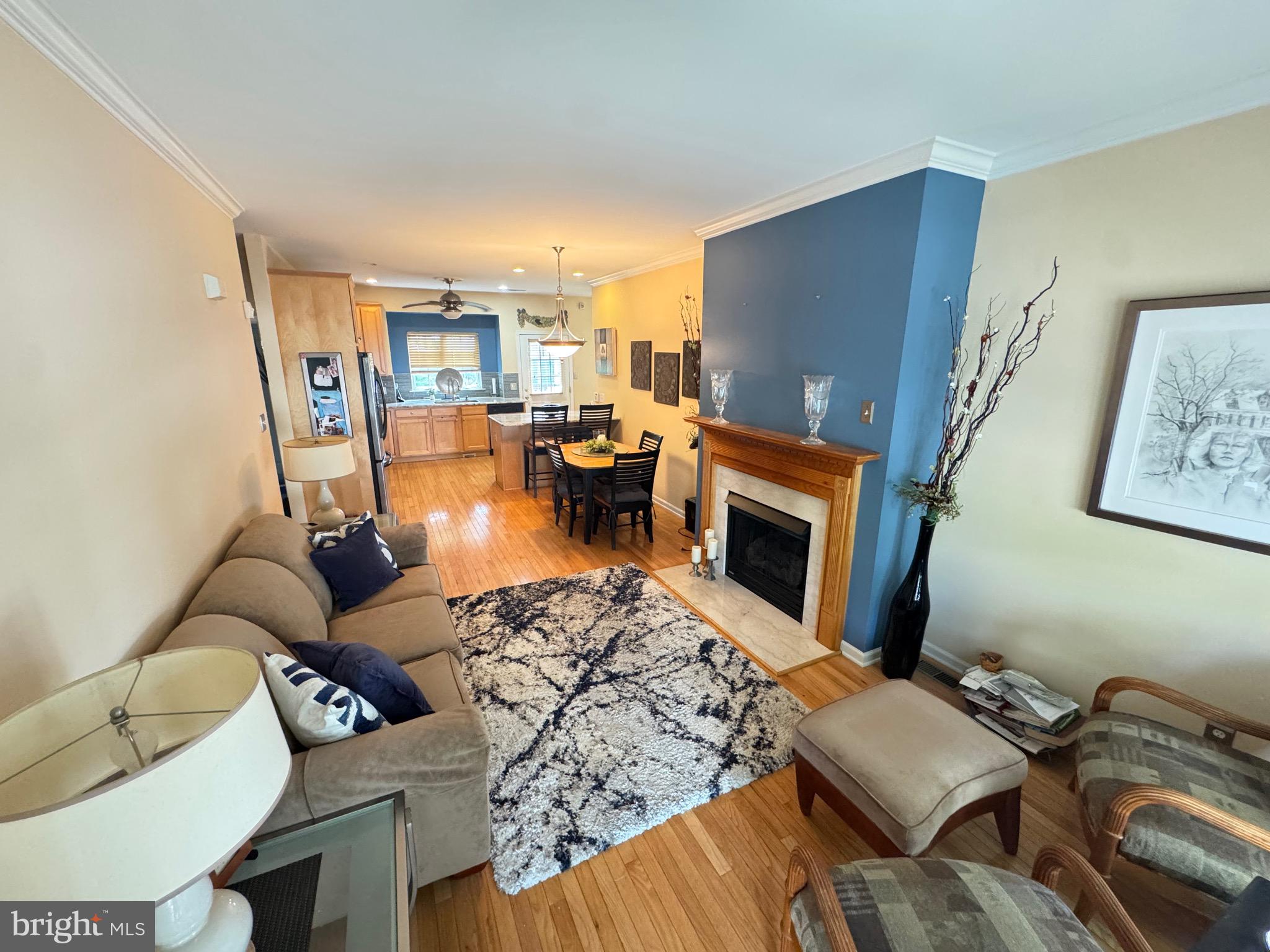 20 Wilson Way Delanco, NJ 08075 - Photo 38 of 38 a living room with furniture fireplace and flat screen tv
