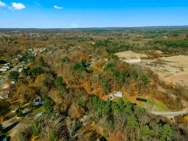 a view of a city with an ocean