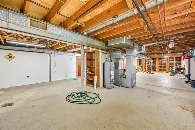 a view of a room with storage