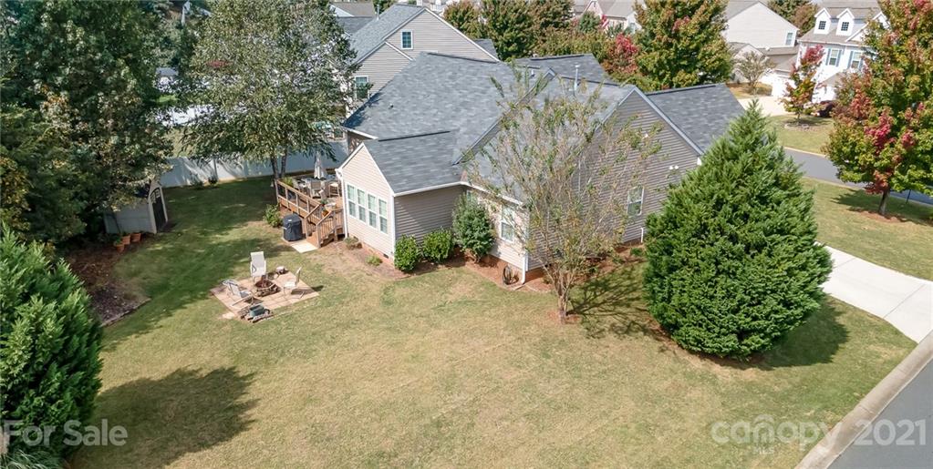 7116 Meyer Road Fort Mill, SC 29715 - Photo 3 of 31 an aerial view of a house with a yard