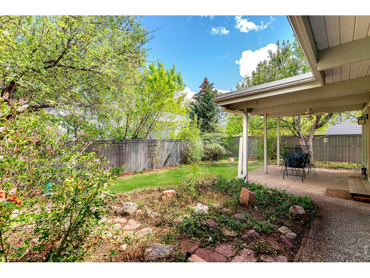 3856 14th Street Boulder, CO 80304 - Photo 41 of 48 Covered patio ideal for relaxing or entertaining, with seamless connection to the backyard.
