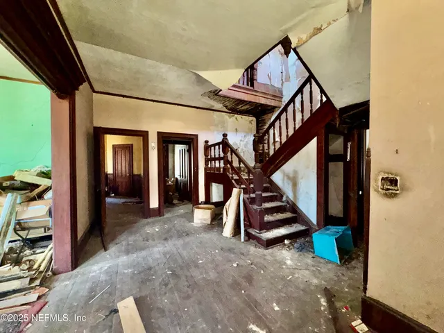 a view of an entryway