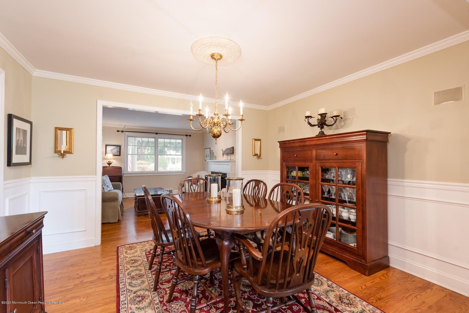 15 Harvard Road Fair Haven, NJ 07704 - Photo 4 of 26 Dining Room w/ Beautiful Molding Details