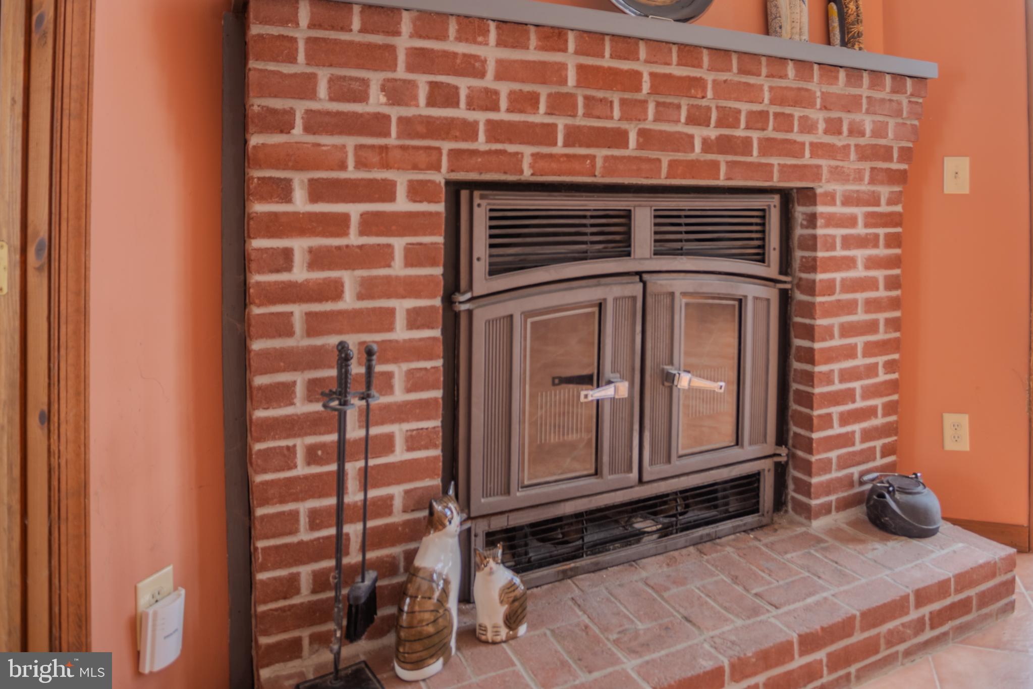 734 Walden Road Hedgesville, WV 25427 - Photo 11 of 65 Brick Fireplace and Hearth