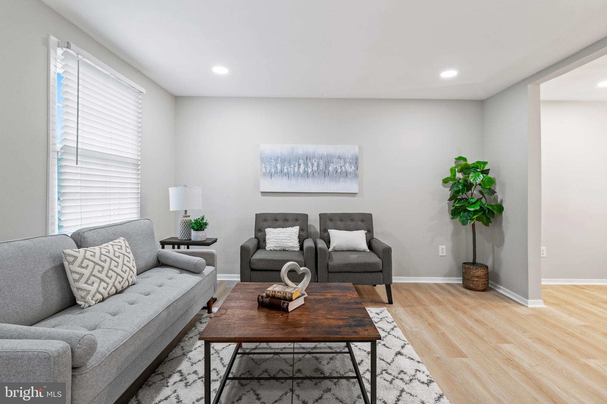 6122 Mantle Road Burke, VA 22015 - Photo 8 of 51 a living room with furniture and a potted plant