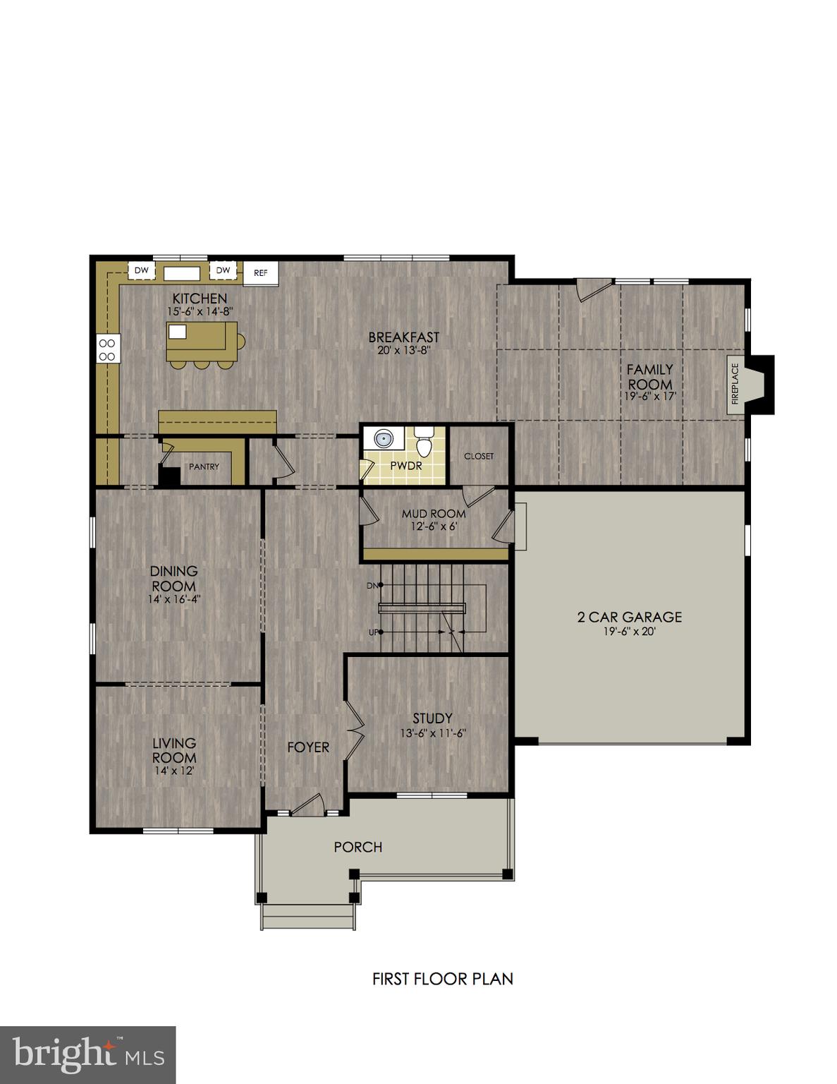 9310 Greyrock Road Silver Spring, MD 20910 - Photo 144 of 146 Floor Plan First Level