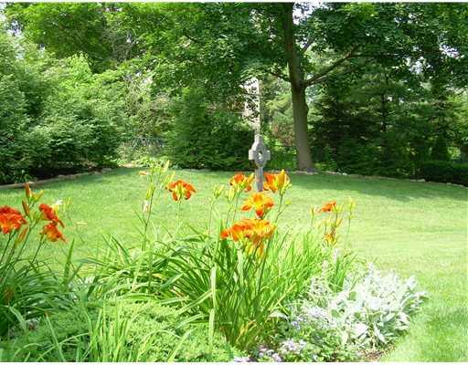 2227 Harmain Road Churchill, PA 15235 - Photo 16 of 18 Yard/Garden. A glimpse of the seasonal plantings throughout the impeccable landscaping.