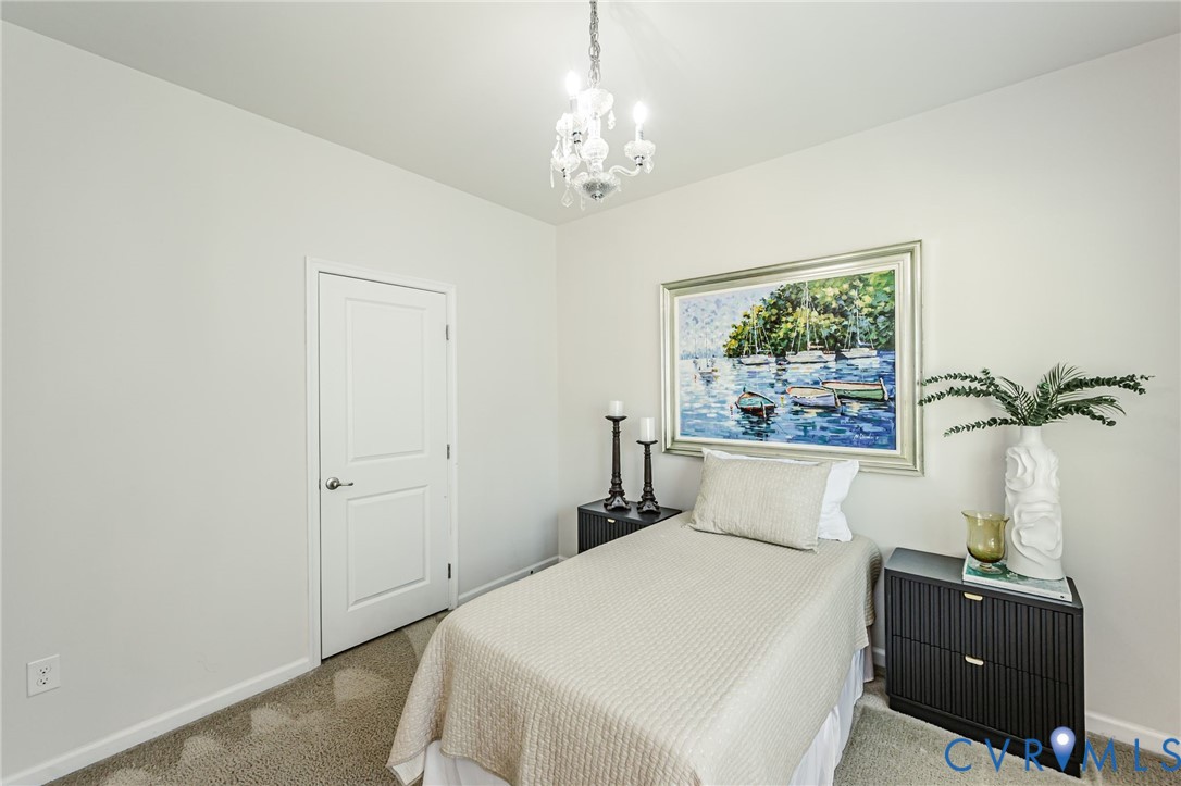 7435 Wicks Road Williamsburg, VA 23188 - Photo 57 of 82 Bedroom 3 featuring light neutral walls, carpeted