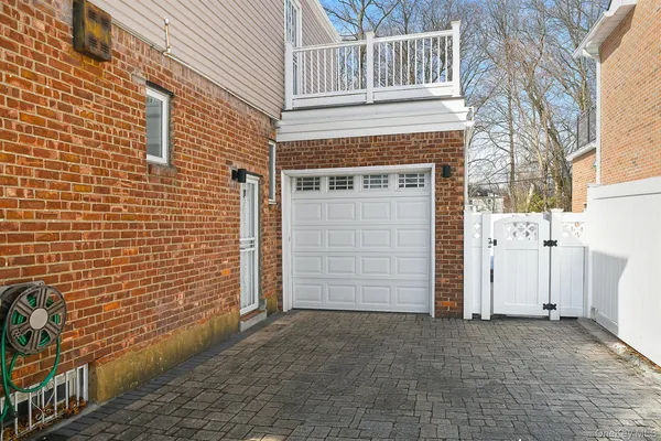 a view of front door of house