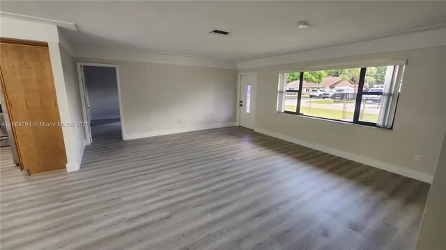 wooden floor in a gallery