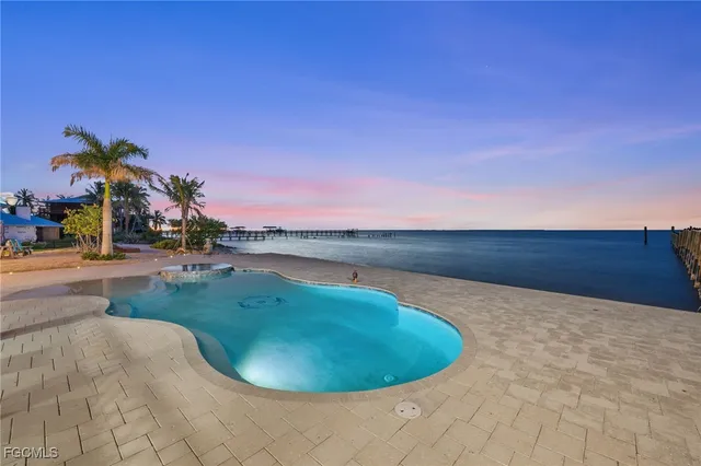 a view of a chair in the roof deck
