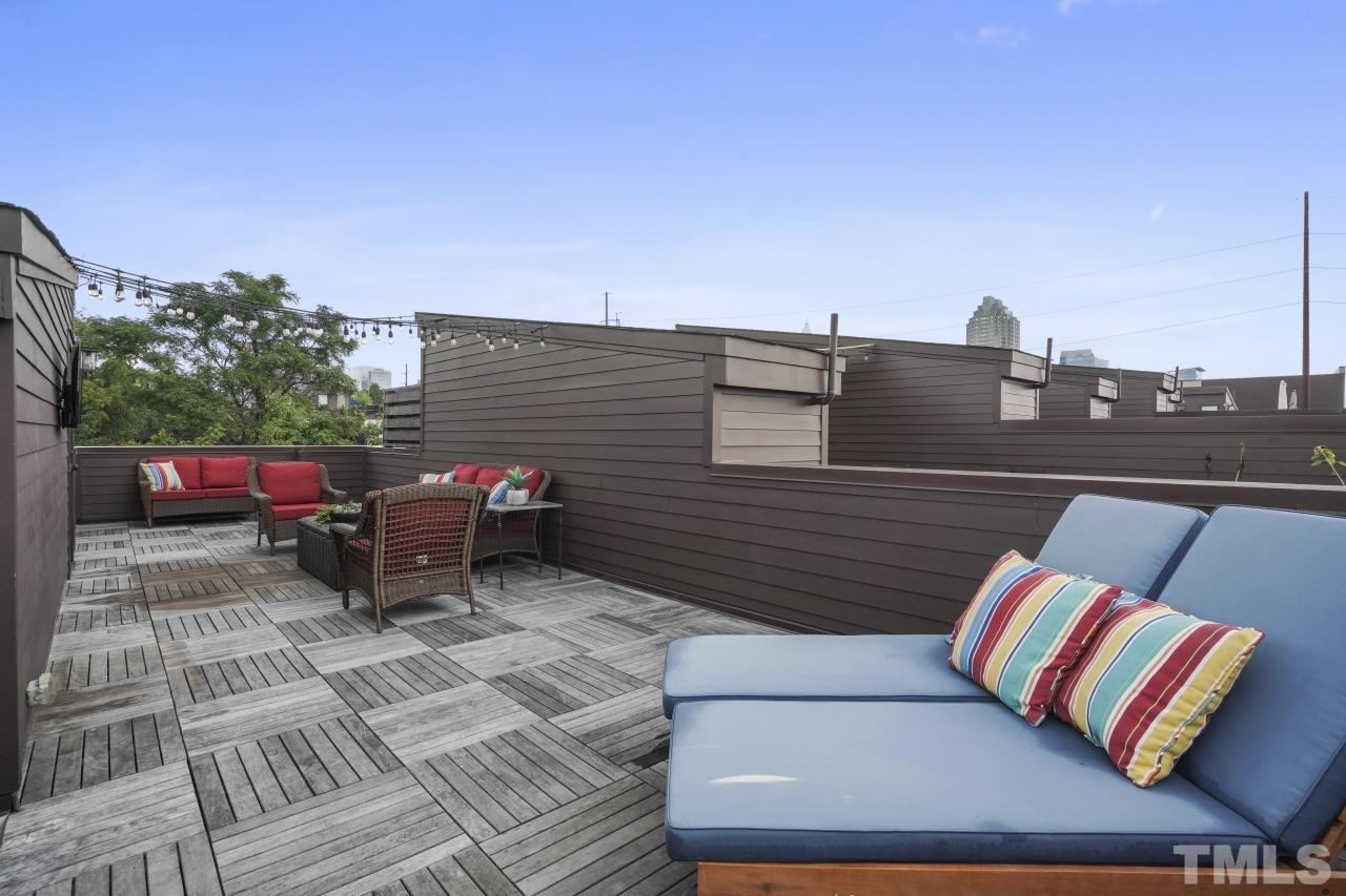 514 West South Street Raleigh, NC 27601 - Photo 34 of 41 a view of a terrace with furniture