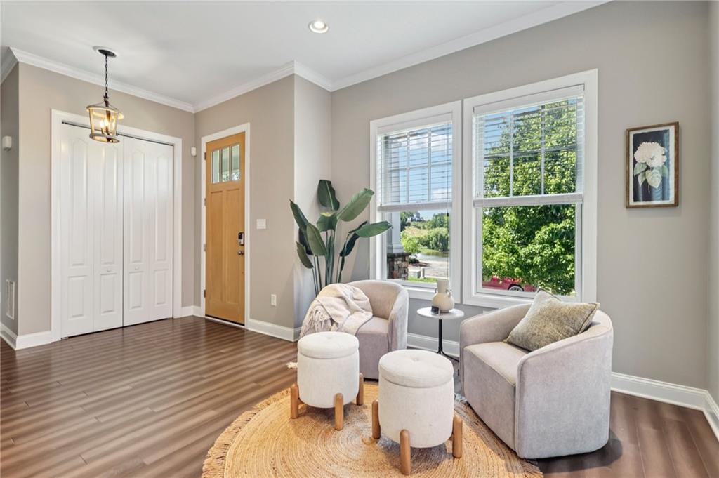 403 Cayuga Circle Mars, PA 16046 - Photo 11 of 50 a living room with furniture and a large window