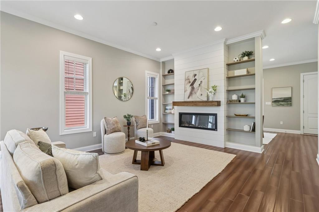 403 Cayuga Circle Mars, PA 16046 - Photo 14 of 50 a living room with furniture and a fireplace