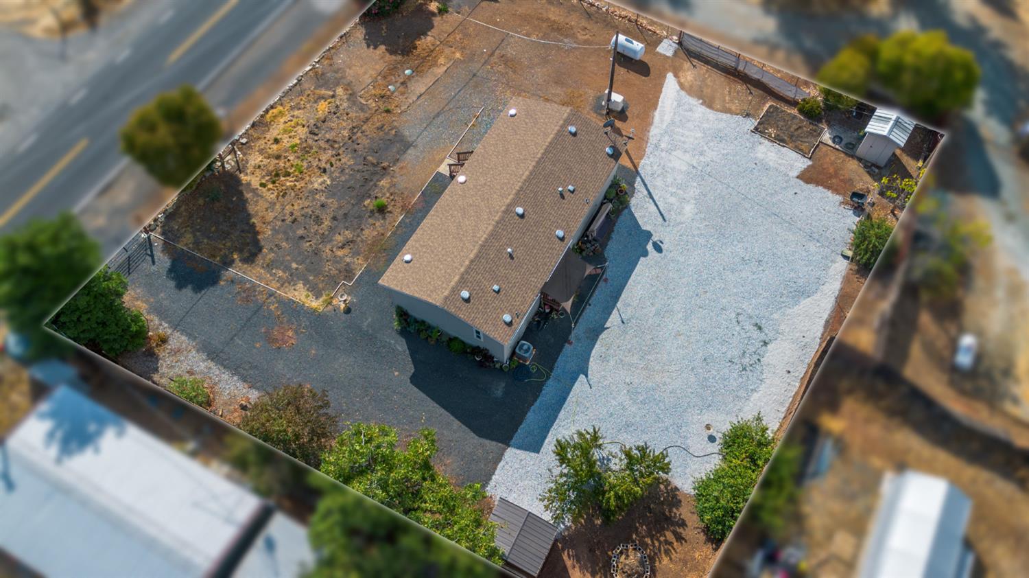 16120 Jacksonville Road Jamestown, CA 95327 - Photo 30 of 30 an aerial view of a house with a yard and potted plants