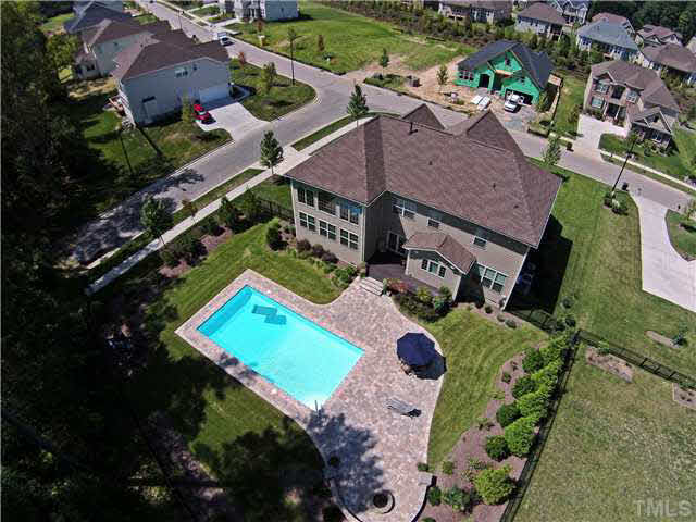 200 Swift Creek Crossing Durham, NC 27713 - Photo 2 of 25 an aerial view of a house with a yard basket ball court and outdoor seating