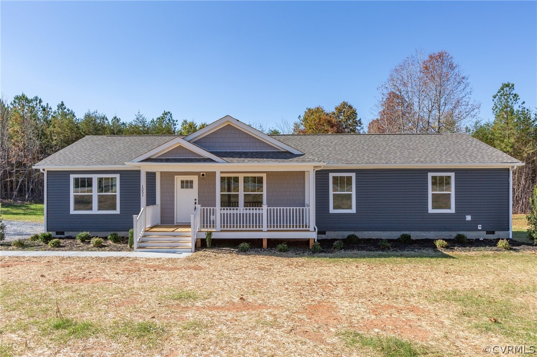 1551 Meherrin Road Meherrin, VA 23954 - Photo 3 of 46 a front view of a house with a yard