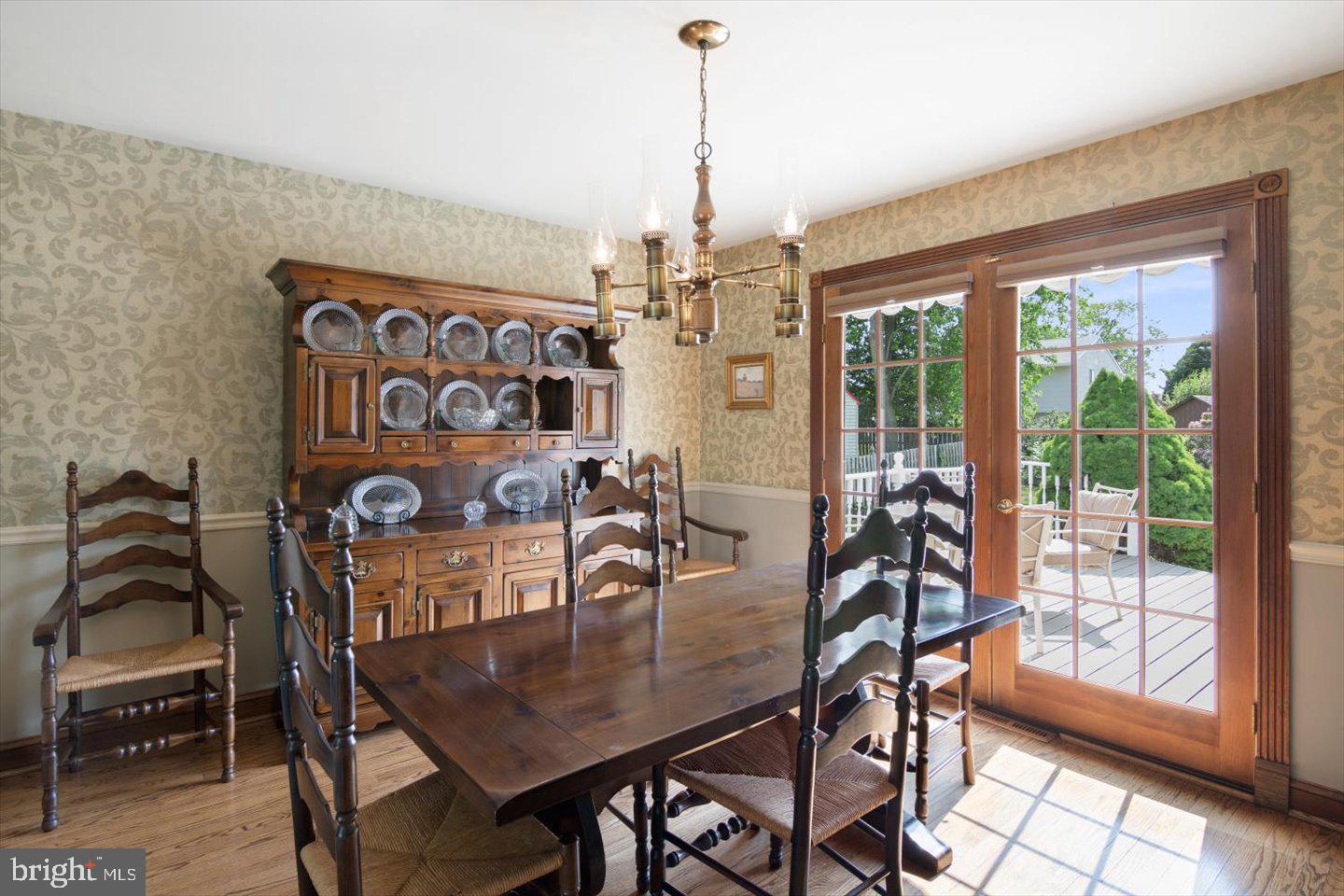 106 Saddle Ridge Road Voorhees, NJ 08043 - Photo 9 of 49 Dining room with French slider to deck