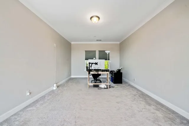 a room with furniture