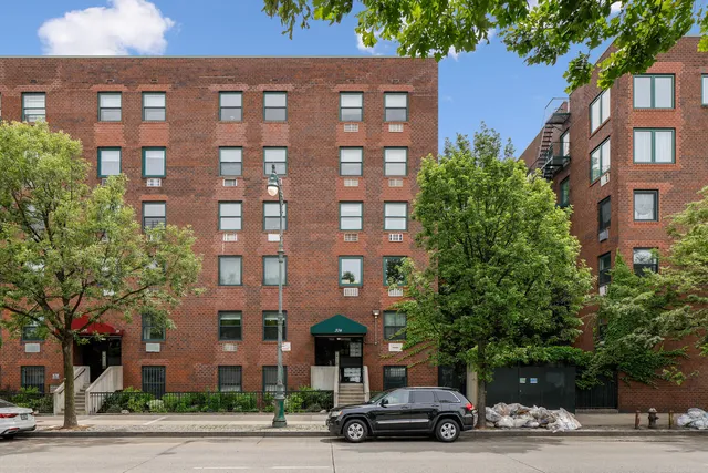 a view of a patio with furniture and a potted plants