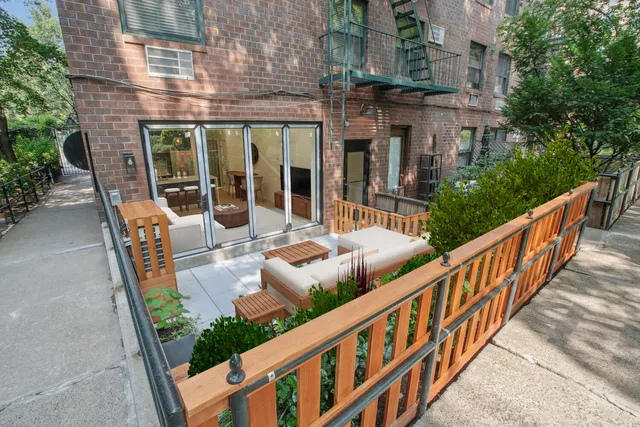 a outdoor space view with a outdoor seating