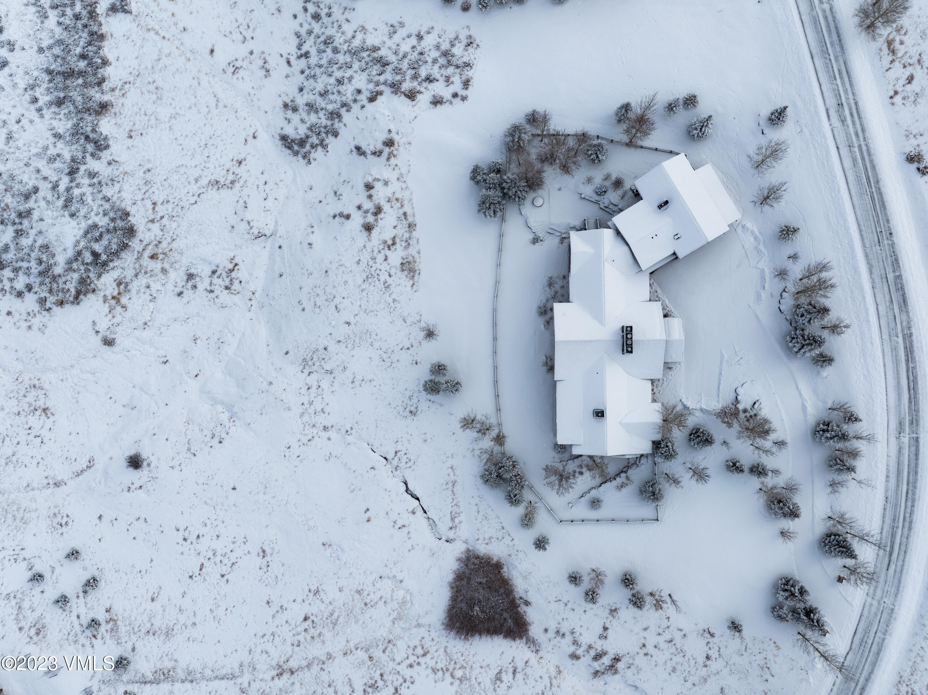 520 Old Creamery Road Edwards, CO 81632 - Photo 74 of 78 520_old_creamery_winter_aerial_d