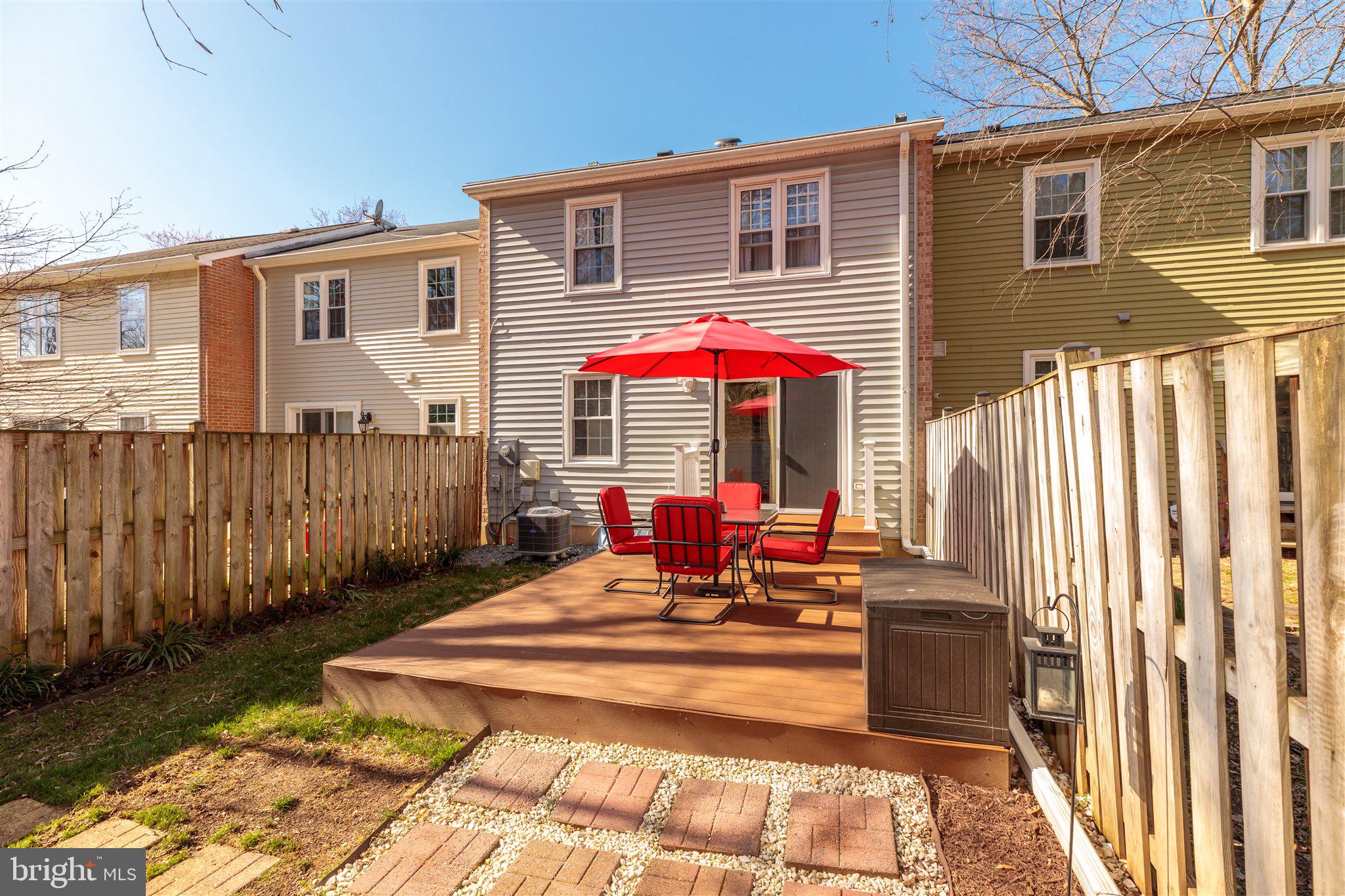 8341 Moline Place Springfield, VA 22153 - Photo 22 of 36 Deck and Backyard