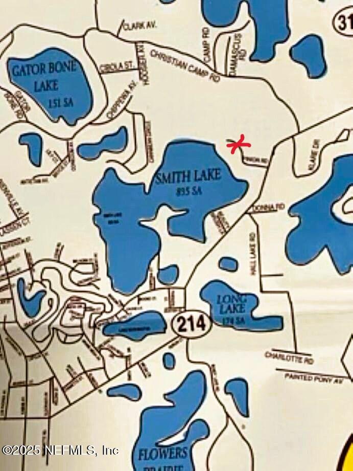 7140 Pinon Road Keystone Heights, FL 32656 - Photo 44 of 50 MAP - SMITH LAKE