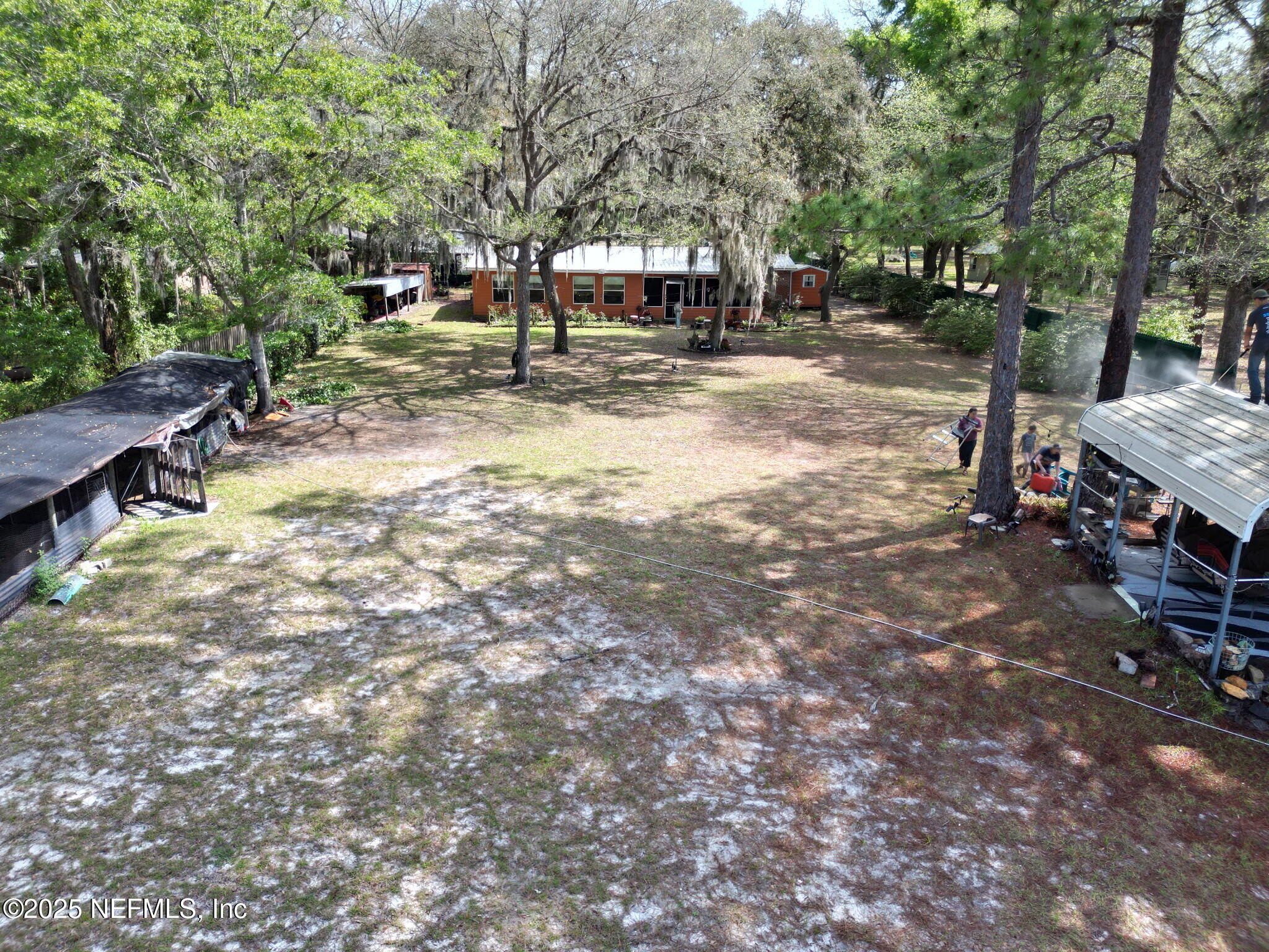 7140 Pinon Road Keystone Heights, FL 32656 - Photo 46 of 50 Drone Rear View