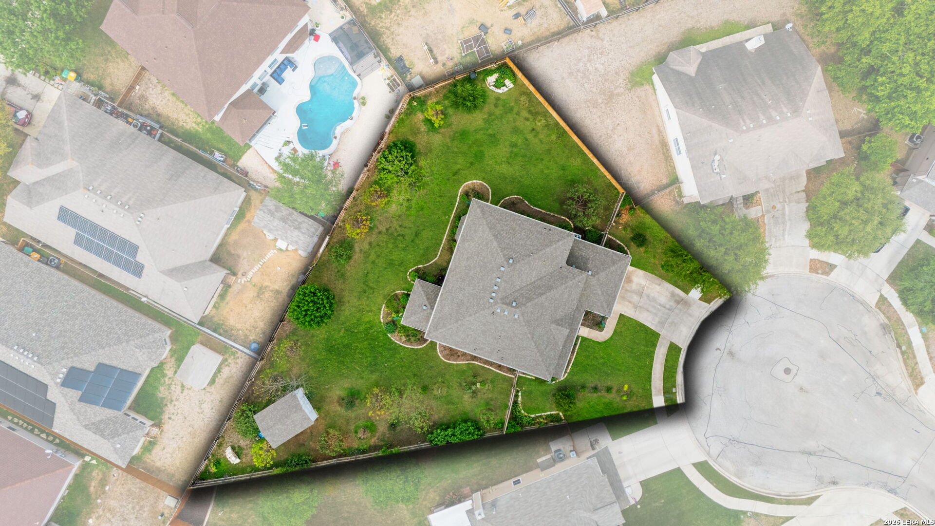 9727 Krier Court Converse, TX 78109 - Photo 30 of 31 an aerial view of a house having outdoor space