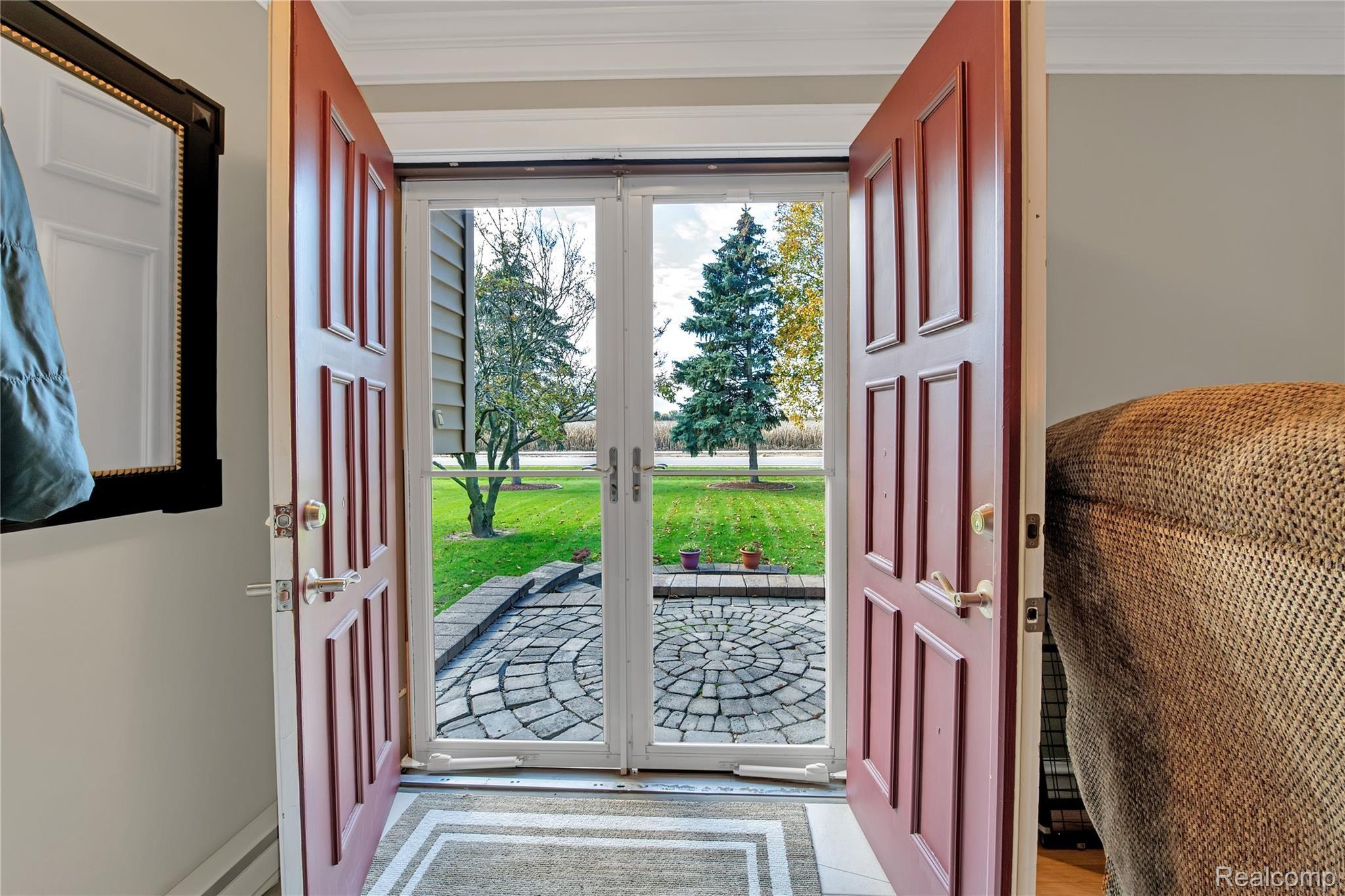 double front door