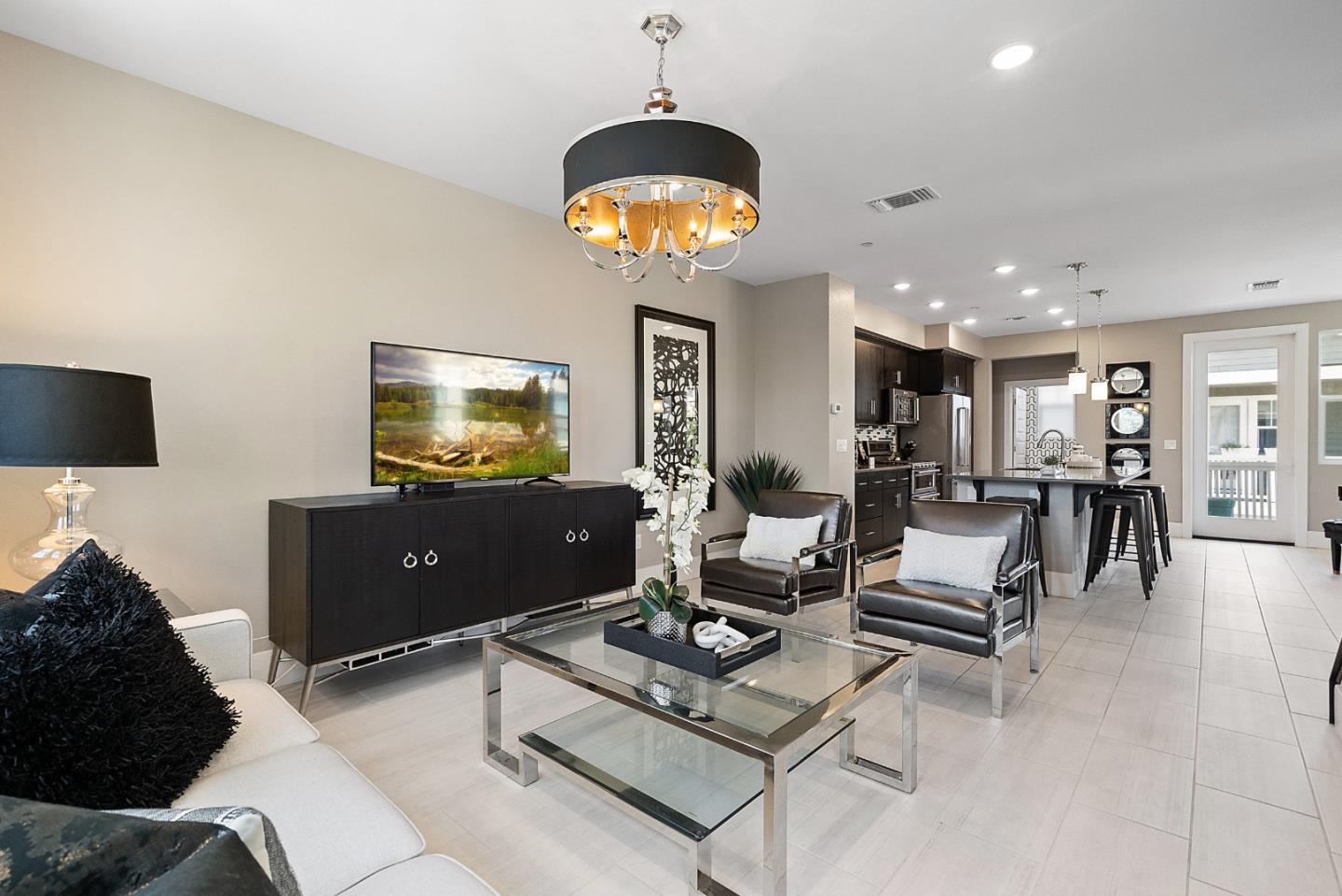 398 Circuit Way Mountain View, CA 94043 - Photo 7 of 29 a living room with furniture and a flat screen tv