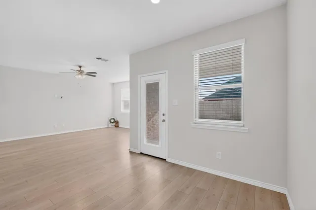 wooden floor in an empty room