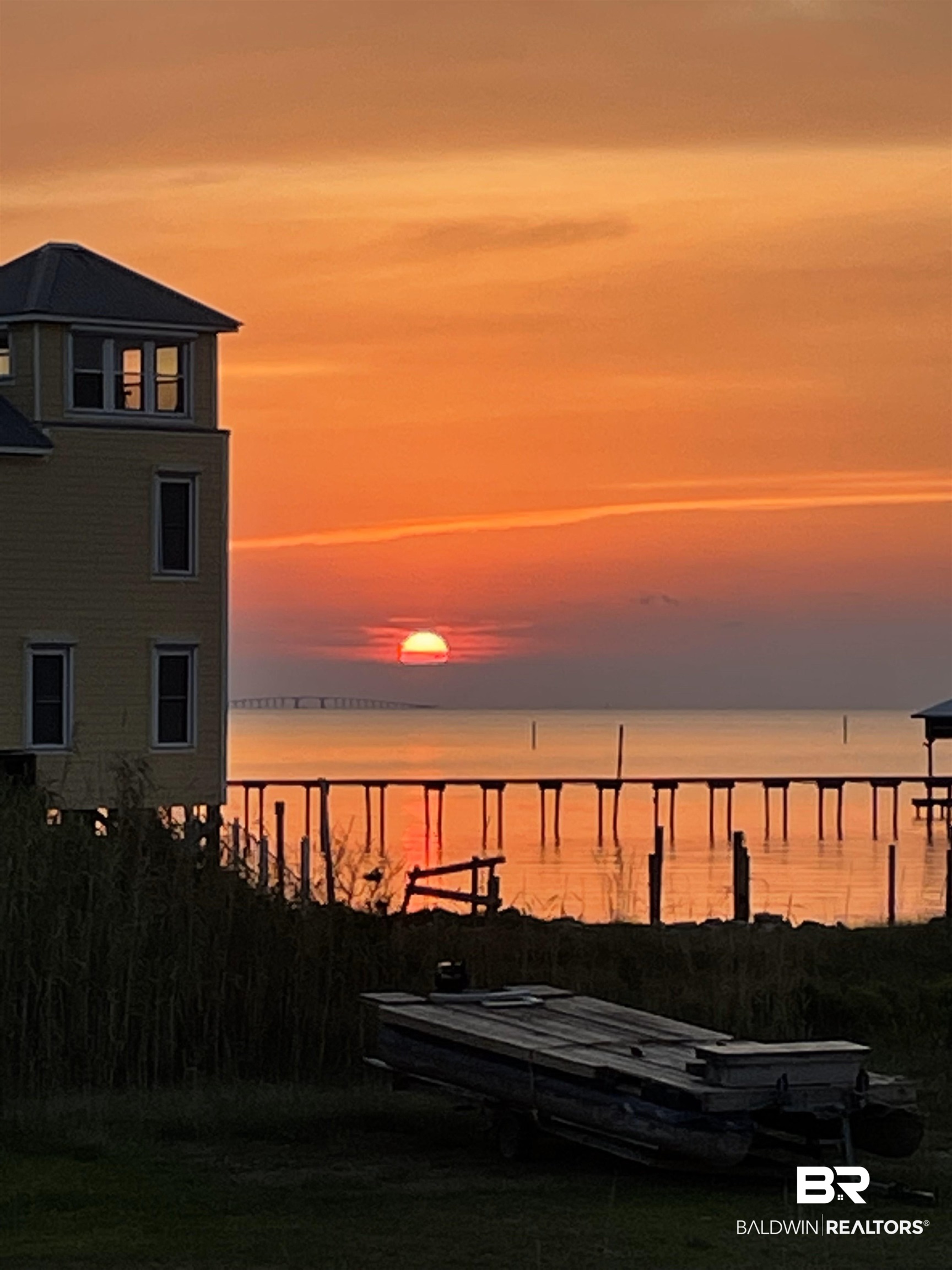 622 Boykin Court North Gulf Shores, AL 36542 - Photo 42 of 44 SUNSET VIEW FROM HOME