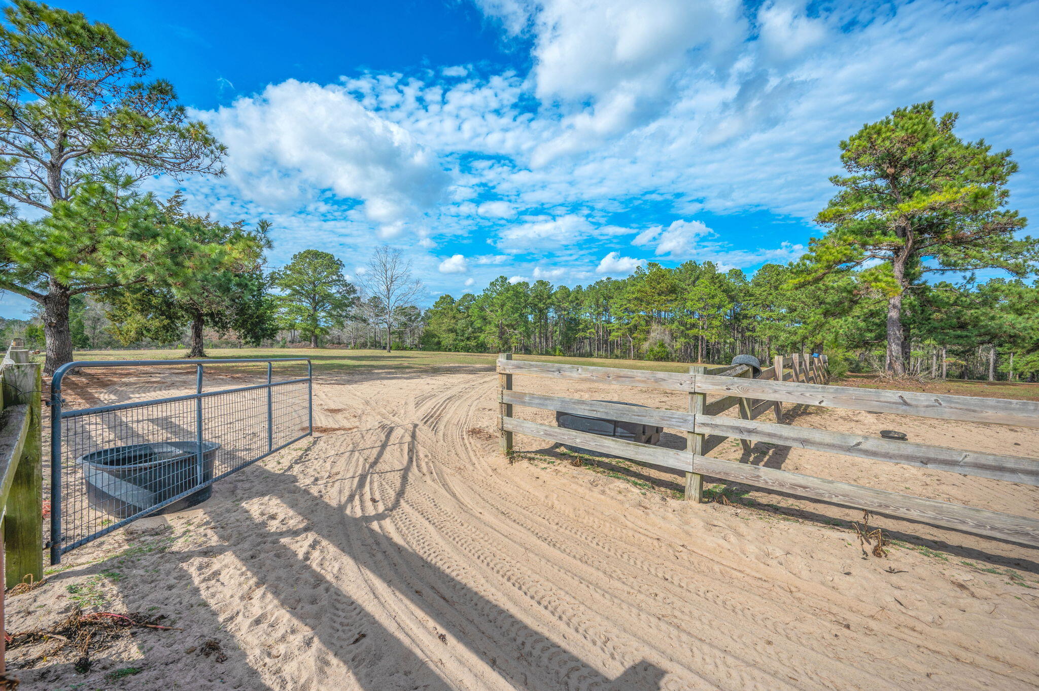 126 Tall Oaks Road DeFuniak Springs, FL 32435 - Photo 38 of 50 a view of a yard with wooden fence