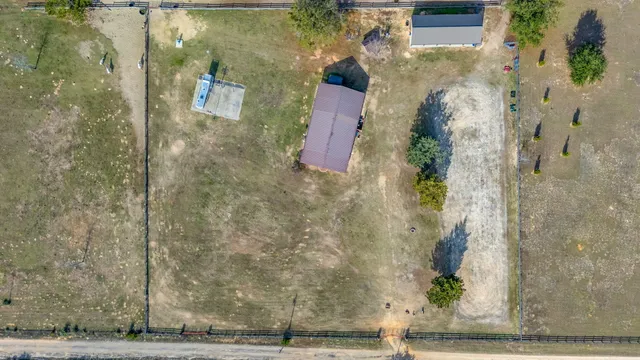 a backyard of a house