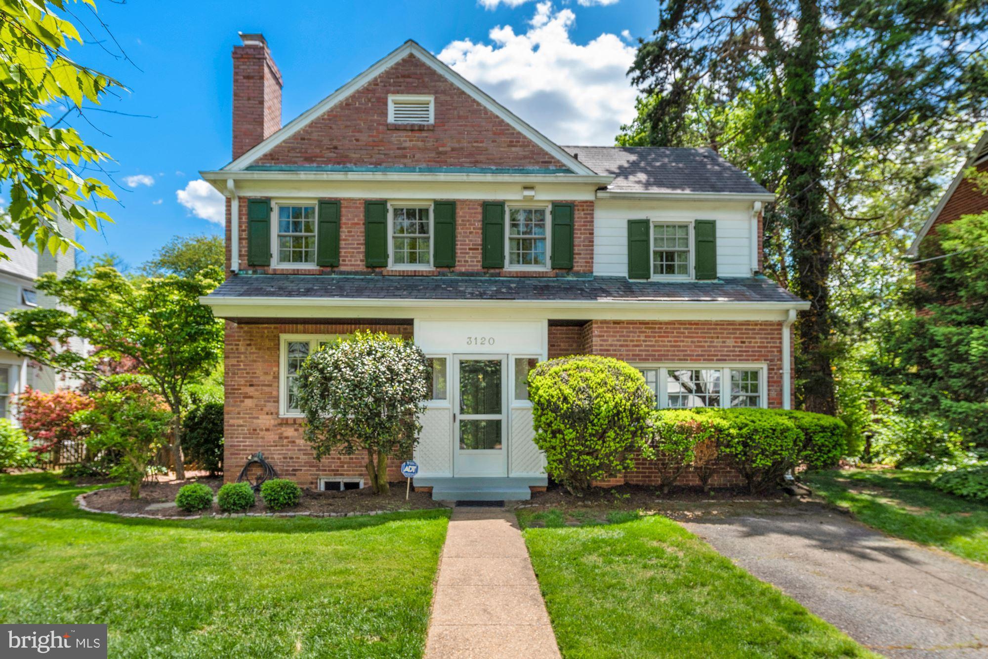 3120 Winnett Road Chevy Chase, MD 20815 - Photo 1 of 23 Landscaped front yard with handy driveway