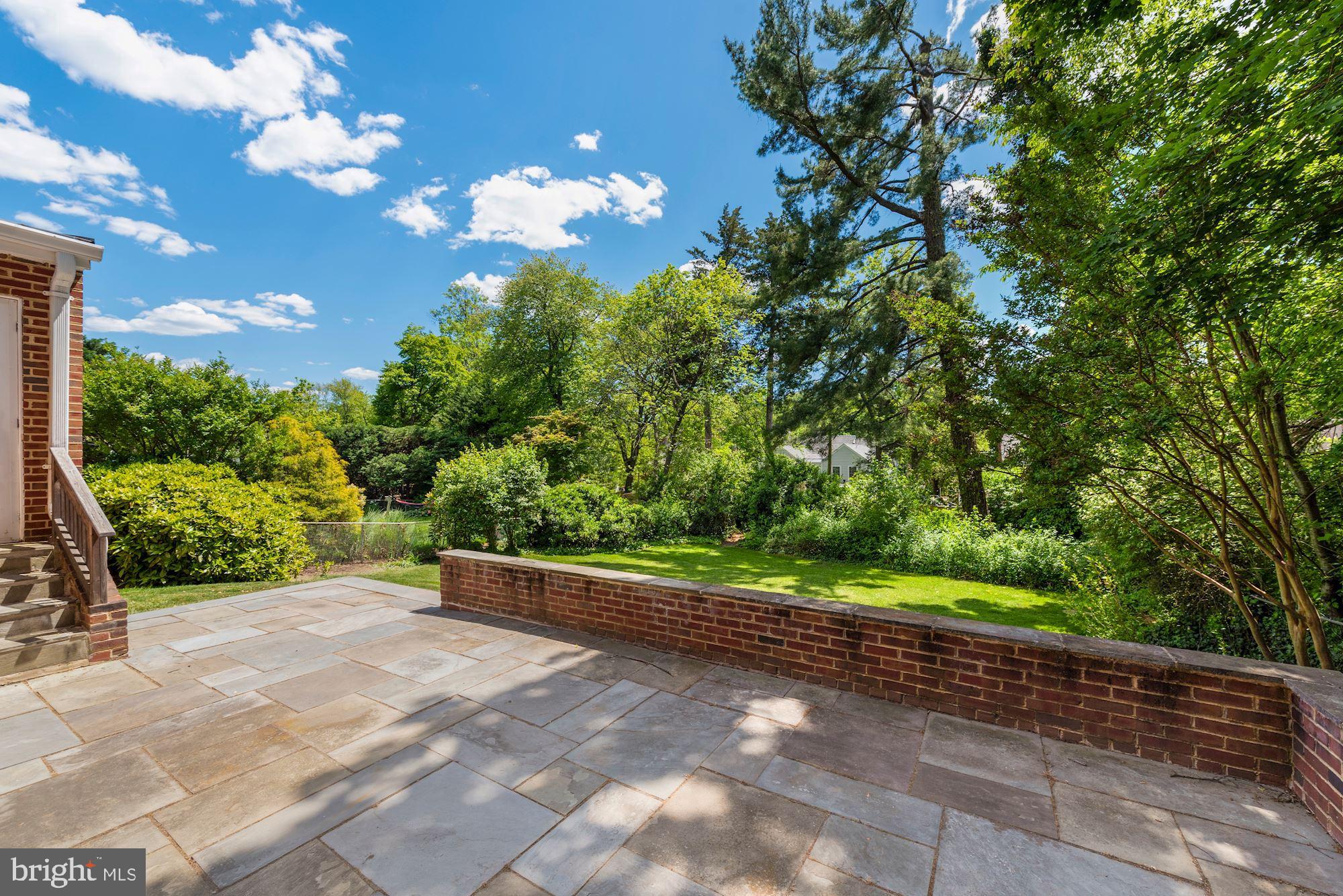 3120 Winnett Road Chevy Chase, MD 20815 - Photo 21 of 23 Giant, fabulous patio overlooks deep yard