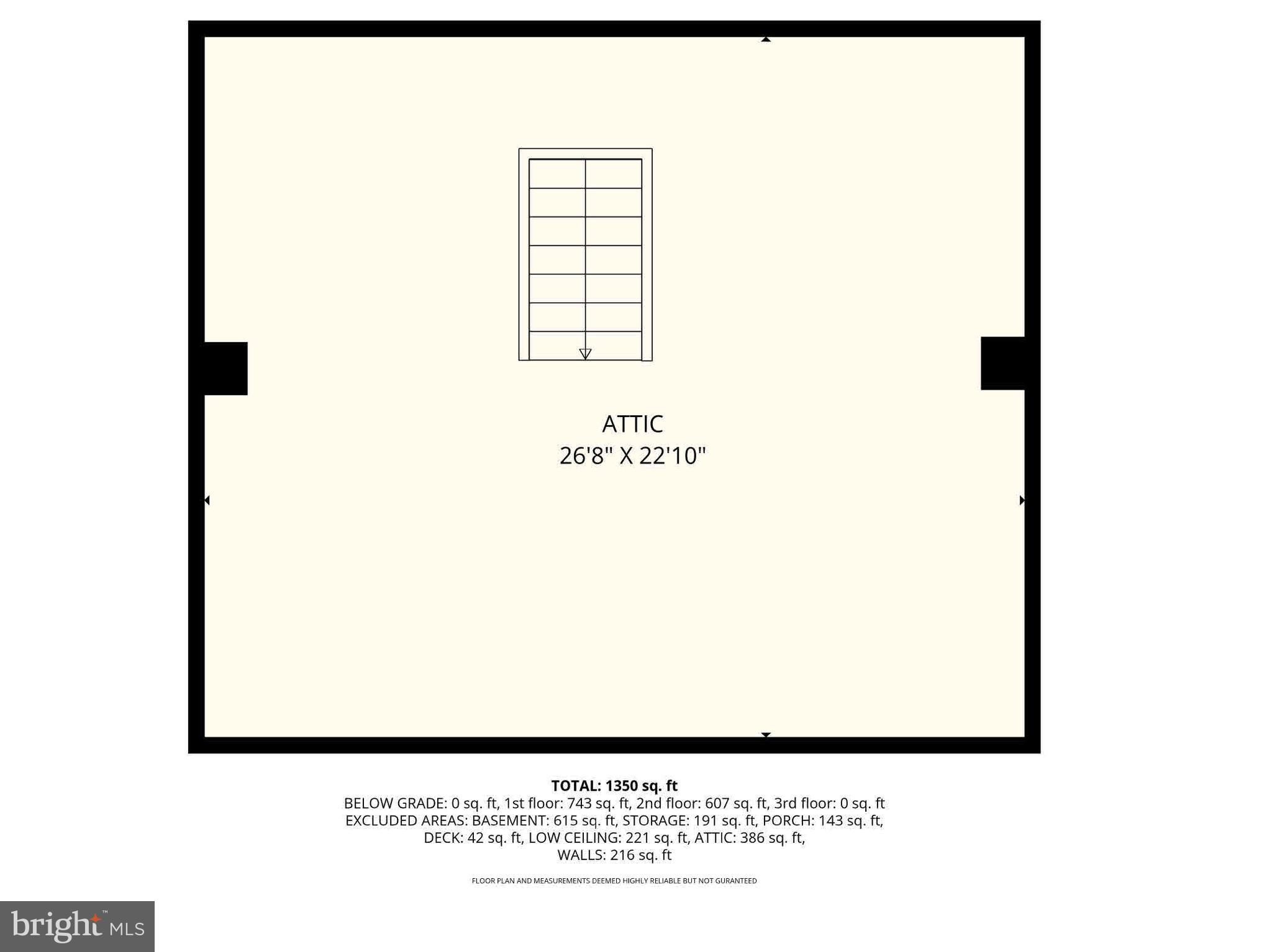 5310 North Mill Street Manchester, MD 21102 - Photo 34 of 35 Attic Floor Plan