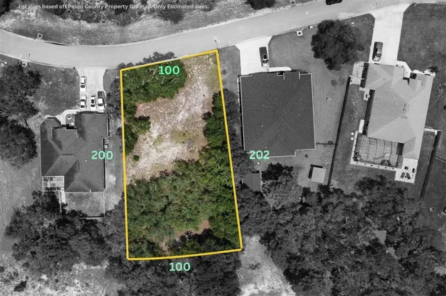 a bird view of a house